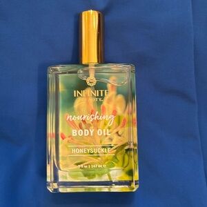 Infinite Beauty Honeysuckle Body Oil 5 fl oz Green New